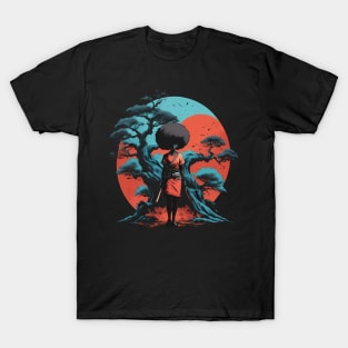 samurai girl african T-Shirt